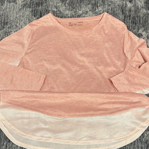 Under Armour Women's Peach Long Sleeve Top BNWT - Picture 7 of 10
